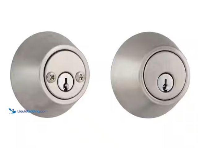 Lot 49-5545543 - Defiant
Stainless Steel Double Cylinder Deadbolt, Unused