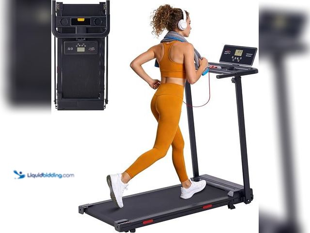 Lot 49-3600418 - Walking Pad with Handle Bar and Incline, 3.0HP Under Desk Treadmill for Home Small Space, 0.6-7.6MPH...