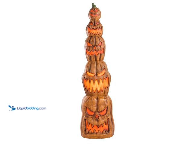 Lot 49-5435862 - Home Accents Holiday
8.5 ft. Halloween Classics Giant-Sized LED Jack-O-Lanterns Stack New