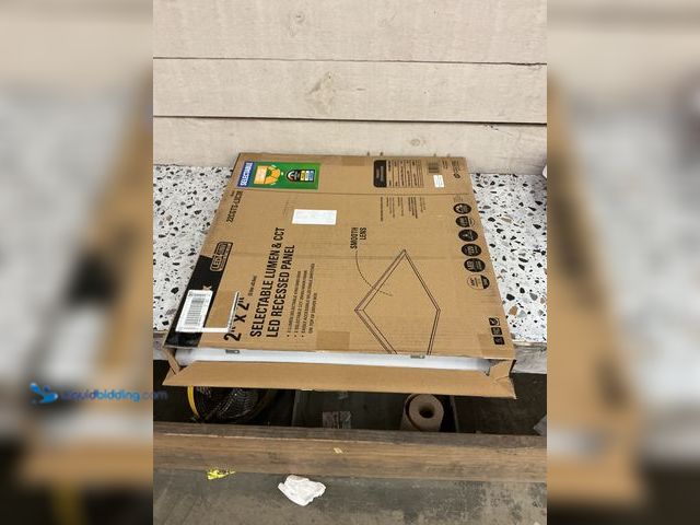 Lot 49-5459860 - Metalux 2 ft. x 2 ft. Selectable Lumens 4100/3600/2600, Integrated LED Panel Light, Selectable CCT 3...