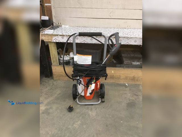 Lot 49-5410578 - Husqvarna Electric Powered Pressure Washer 2000 PSI at 1.2 GPM 120 V, Turbo Nozzle. Used. [Model : P...