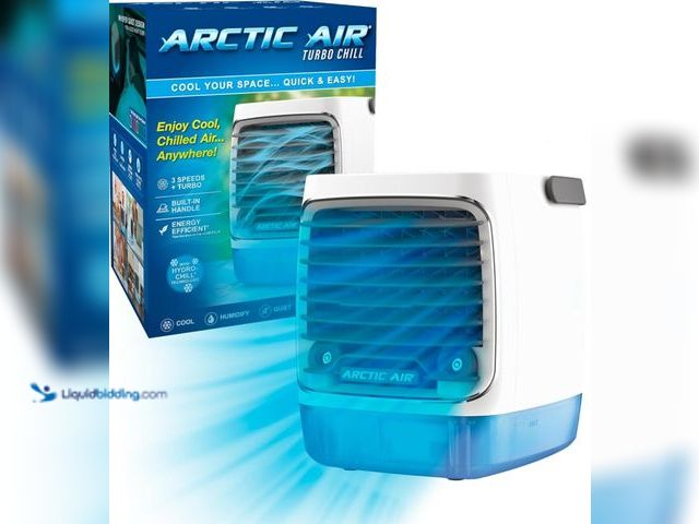 Lot 49-5543119 - QTY 2 -Ontel Arctic Air Turbo Chill Evaporative Cooler with HydroChill Technology, 4-Speed Portable ...