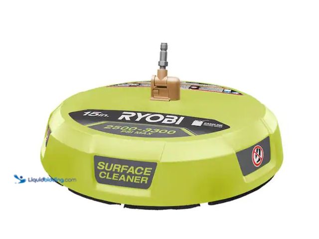 Lot 49-1571181 - RYOBI 15 in. 3300 PSI Surface Cleaner for Gas Pressure Washer, Model # RY31SC01, Slightly used  Ref#...