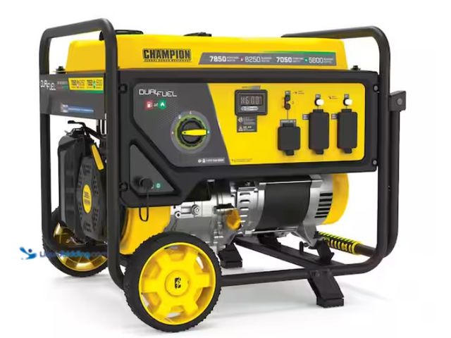 Lot 49-1567313 - Champion Power Equipment 7850/6250-Watt Recoil Start Gasoline and Propane Powered Dual Fuel Portable...