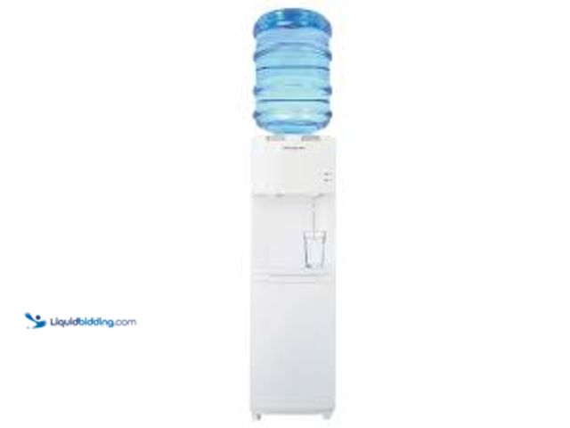 Lot 49-3539253 - Frigidaire 3 Gal. or 5 Gal. Hot and Cold Water Dispenser in White. Model # EFWC498. Unused