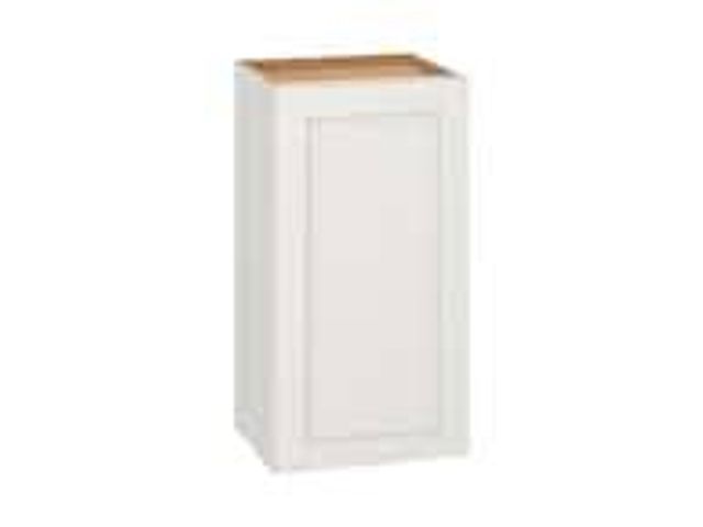 Lot 49-5435502 - Hampton Bay
Shaker 27 in. W x 12 in. D x 30 in. H Assembled Wall Kitchen Cabinet in Satin White (sc...