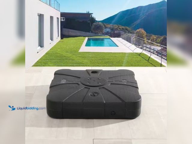 Lot 49-5580774 - Patio Festival
250 lb. HDPE Patio Umbrella Base in Black. Model # PF20980. Unused