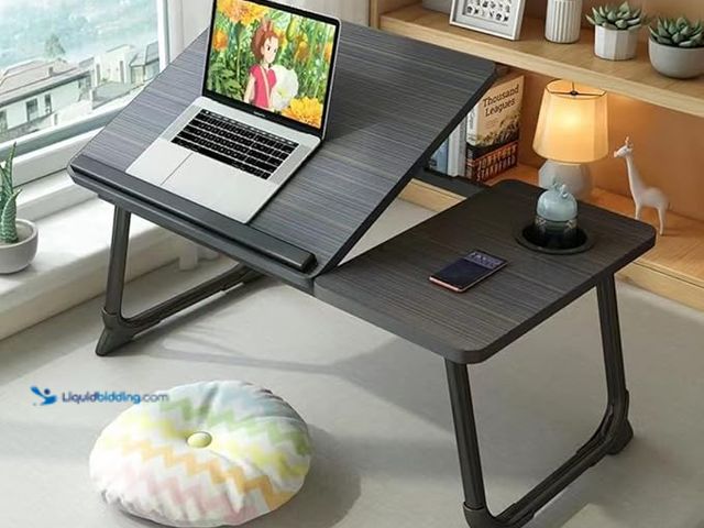 Lot 49-5433734 - Laptop Desk for Bed Couch,Lap Desk for Laptop,Portable Laptop Stand for Desk,Small Adjustable Laptop...