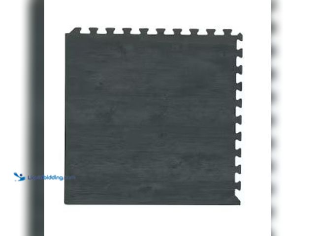 Lot 49-5441412 - Qty 2. Forest Floor Countryside Flagstone Printed Wood Grain 24" W x 24" L x 3/8" T Interlocking Foa...