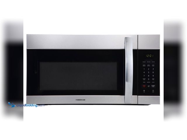 Lot 49-5408411 - Farber ware 30 in. 1.7 cu. ft. Over-the-Range Microwave in Stainless Steel with Smart Sensor Cooking...