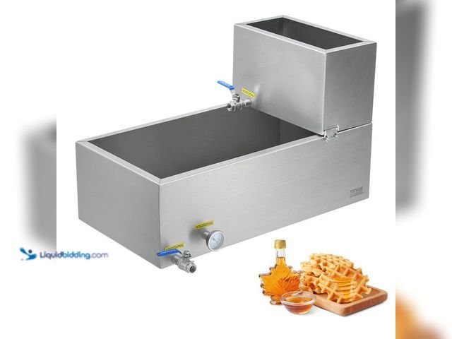 Lot 49-3548123 - VEVOR
Maple Syrup Evaporator Pan,19.6 Gal.,285 Cups of 8.8oz. Maple Syrup,Flat Evaporator Pan with ...