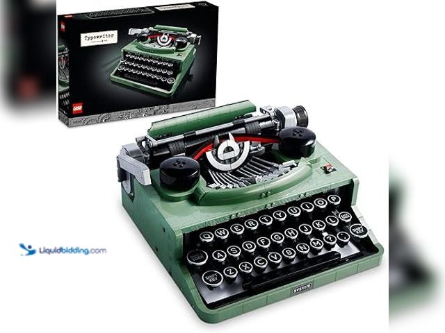 Lot 49-5443986 - LEGO Ideas Typewriter 21327 Building Set for Adults, Collectible Retro Display Model, Creative Hobbi...