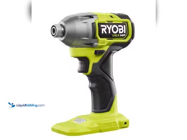 Lot 49-5460437 - RYOBI
ONE+ HP 18V Brushless Cordless 1/4 in. Impact Driver (Tool Only) Internet # 315038556
Model ...