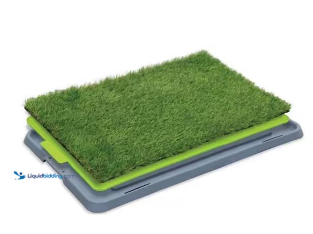 Lot 49-1623879 - Nearly Natural 16.5 in. x 26.7 in. Indoor/Outdoor Dog Potty with Artificial Grass - 3-Layer Drainage...