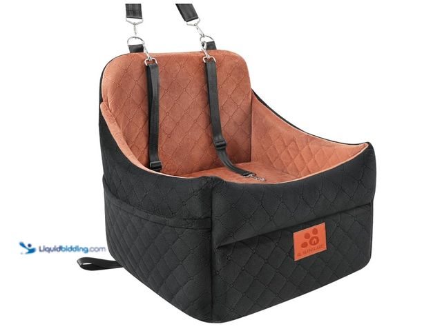 Lot 49-1571282 - GL GLENSLAVE Dog Car Seat for Small/Medium Dogs, Dog Booster Car Seats with Thick Cushion for Dogs U...
