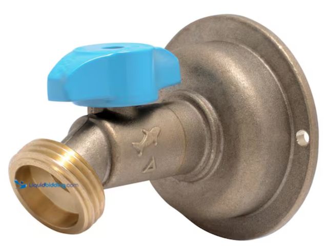 Lot 49-2000366 - Lot of (8) SharkBite 1/2 in. x 3/4 in. Brass Push-to-Connect MHT Quarter-Turn No Kink Hose Bibb, Mod...
