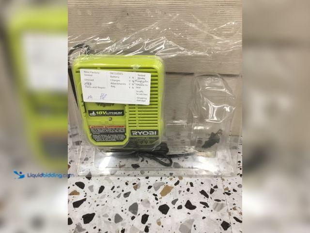 Lot 49-5416111 - RYOBI ONE+ 18V Fast Charger. [Model # PCG004] Used