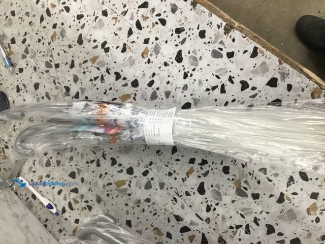 Lot 49-5478436 - Totes Colorful Clear Umbrellas Item is unused in a PK of 3.