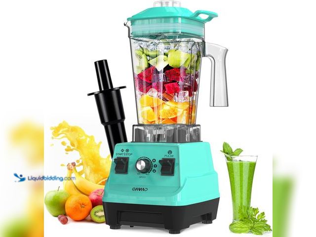 Lot 49-5560152 - OMMO Blender 1800W, High Speed Countertop Blender with 60oz BPA-Free Jar. B0BFVPWBQF. Used slightly....