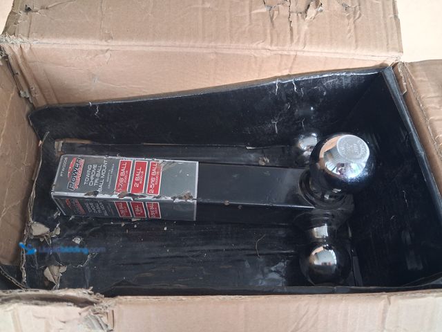 Lot 49-1300008 - Power Torque Tri Ball 2" Resiver Tow Ball Hitch old inventory, scratch up from shipping, New.