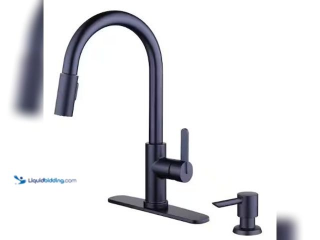 Lot 49-2025007 - Glacier Bay Paulina Single-Handle Pull-Down Sprayer Kitchen Faucet with TurboSpray, FastMount, Soap ...