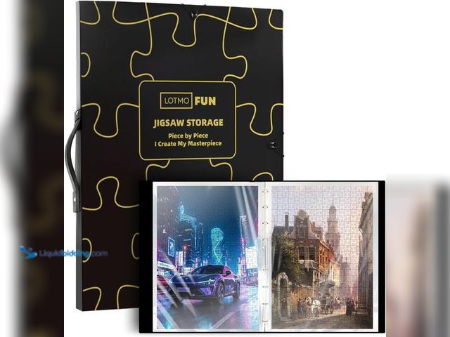 Lot 49-5437391 - Puzzle Storage Folder for 1000 Pieces, Portable Large Capacity Jigsaw Puzzle Organizer with 25 Pocke...