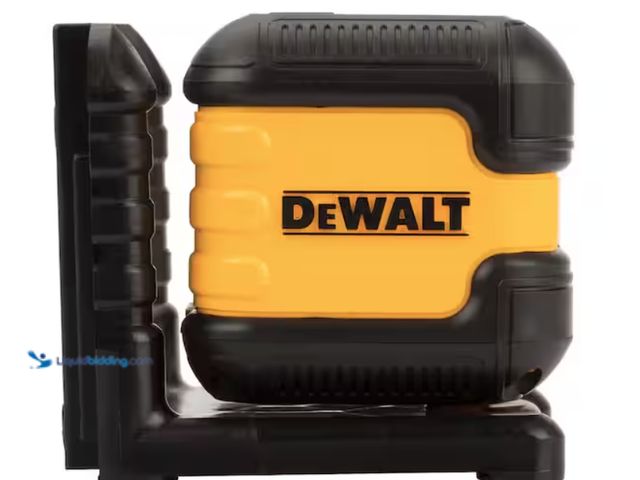 Lot 49-2000456 - DEWALT 55 ft. Green Self-Leveling Cross Line Laser Level with (2) AA Batteries & Case, Model # DW088...