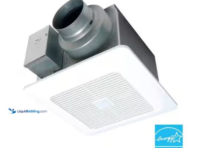 Lot 49-1625299 - Panasonic Whisper Sense DC Fan with Motion and Humidity Sensors Delay Timer and Pick-A-Flow Speed Se...