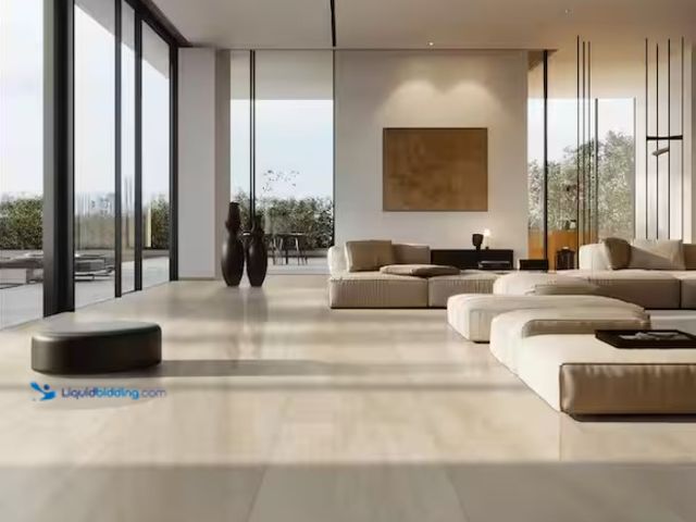 Lot 49-1567407 - Approx. 512 sq. ft. of MSI Taj Mahal 24 in. x 48 in. Polished Porcelain Stone Look Floor and Wall Ti...