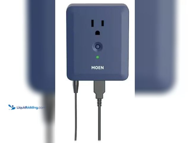Lot 49-1518181 - MOEN Smart Sump Pump Monitor Model # S2000ESUSA, Unused, Box Dirty From Storage  Ref#HD0724