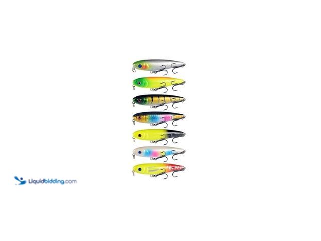 Lot 49-5396744 - Lot of 7 Crankbait Fishing Lures 2.76" 8g - NEW - The set includes a variety of colorful and realist...