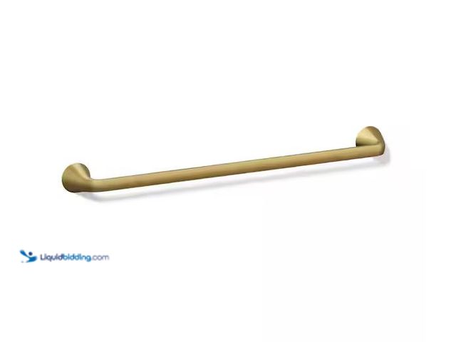 Lot 49-5573029 - KOHLER
Cursiva 24 in. Towel Bar in Vibrant Brushed Moderne Brass, Unused