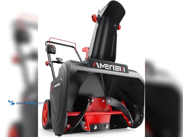 Lot 49-5472890 - Amerisun 21in 51A Single Stage Electric Snow Thrower Model# AM7521 Unused