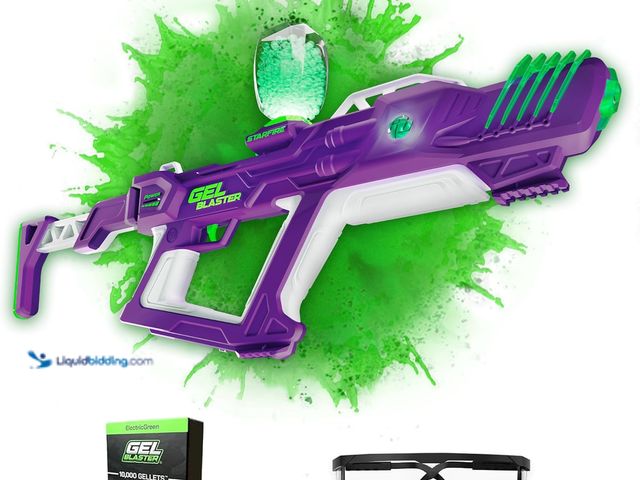 Lot 49-3565086 - Gel Blaster Starfire XL - Glow-in-The-Dark Supersized Toy Gel Blasters with Water Based Beads - Semi...