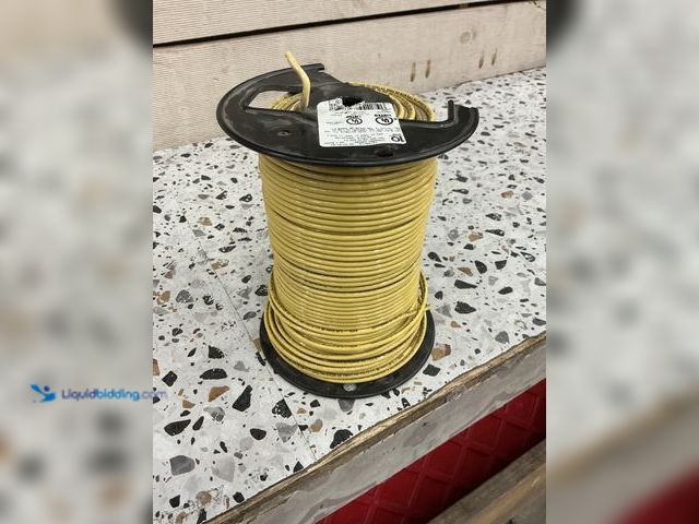 Lot 49-5485907 - Southwire 500-ft 10-AWG Yellow Stranded Copper Thhn Wire. Used. Length unknown.