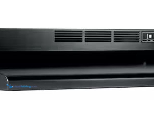 Lot 49-5486192 - Broan-NuTone
41000 Series 30 in. Ductless Under Cabinet Range Hood with Light in Black Internet # 2...