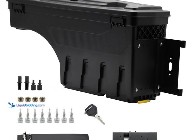 Lot 49-1555629 - Right Passenger Side Truck Bed Storage Box Fit for 1994-2002 Dodge Ram & 1980-1996 Ford F-Series & 1...