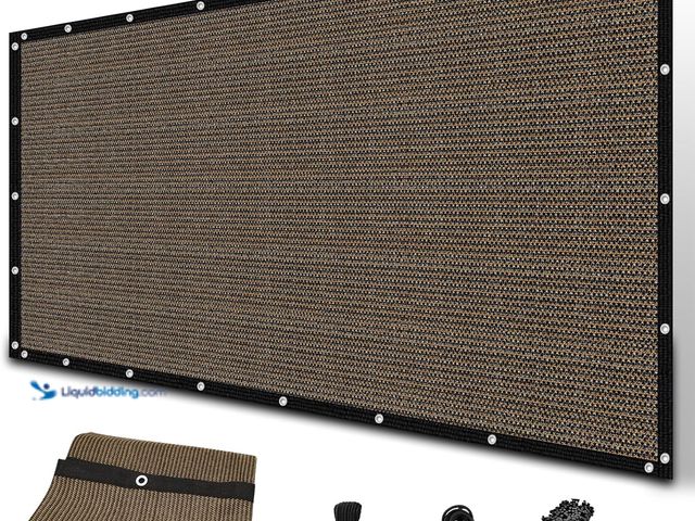 Lot 49-5459527 - Amagenix 90% Sun Shade Cloth with Grommets, 12' x 16' Pergola Replacement Shade Cover Canopy. Model ...