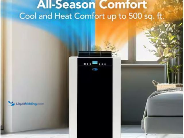 Lot 49-1624714 - Whynter 9,200 (DOE) BTU Portable Air Conditioner Cools 500 Sq. Ft. with Heater, Dehumidifier, and Re...