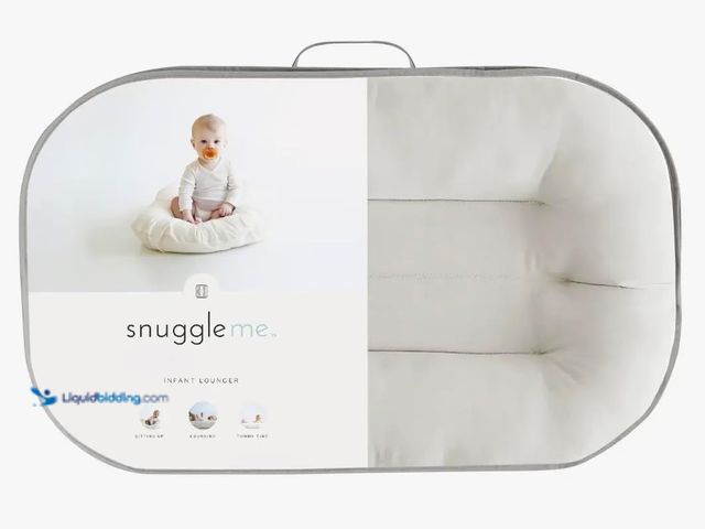 Lot 49-5552894 - Snuggle Me Organic Bare | Baby Lounger & Infant Floor Seat | Newborn Essentials | Organic Cotton, Fi...