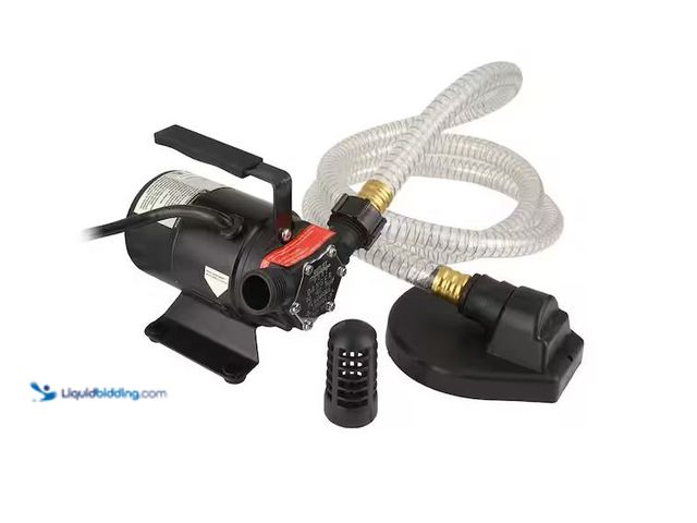 Lot 49-3600344 - Everbilt 1/10 HP Non-Submersible Self-Priming Transfer Pump Model # EBTP1, Unused, Has Attachments  ...