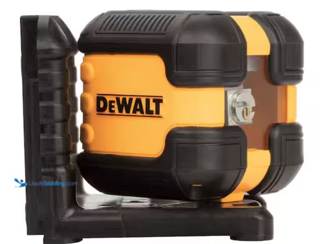 Lot 49-2000465 - DEWALT 40 ft. Red Self-Leveling Cross Line Laser Level with (2) AA Batteries & Case, Model # DW08802...