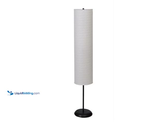 Lot 49-5551775 - Mainstays Bohemian Collapsible Floor Lamp, with Ricepaper Ivory Shade, Used