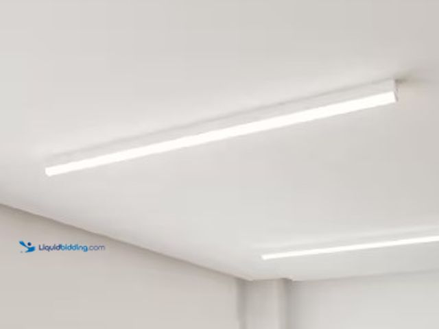 Lot 49-2025664 - Commercial Electric 4 ft. Garage LED Linkable Strip Light Fixture Plug-in Hardwire 1800 Lumens 20-Wa...