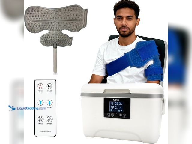 Lot 49-5482116 - EONIX Cold Therapy Machine with Programmable Timer,Compact and Portable Ice Machine for Shoulder Aft...