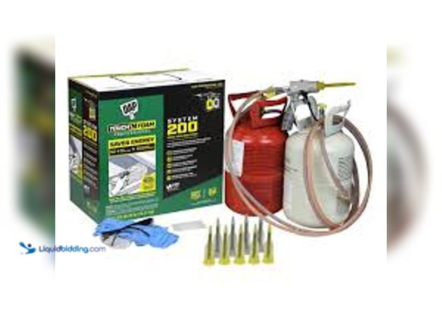 Lot 49-5411792 - DAP TNFP System 200 Kit Low GWP Spray Foam Sealant Insulation. Model # 62620. Slightly Used
