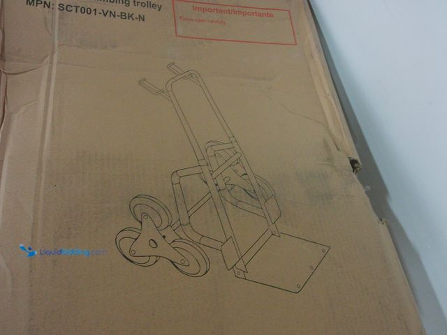 Lot 49-3472659 - Stair Climbing Hand Truck 440lb，Heavy Duty Dolly Cart for Stairs Thickened Upgraded Steel Tube Foldi...