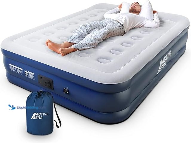 Lot 49-1570272 - Active Era Premium 20" Queen Air Mattress with Built in Pump, Raised Pillow, Puncture Resistant Wate...