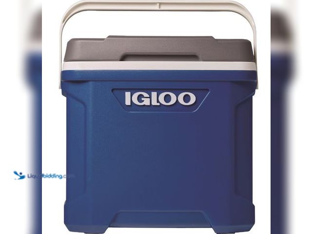 Lot 49-1625829 - IGLOO 30 Quart Contour Cooler, Blue, Model # 20167856727, Unused.  Ref#WM0713