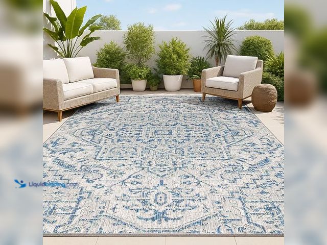 Lot 49-5538637 - JONATHAN Y SANTA MONICA Estrella Bohemian Medallion Textured Weave 8 x 10 (ft) Loomed Polypropylene ...